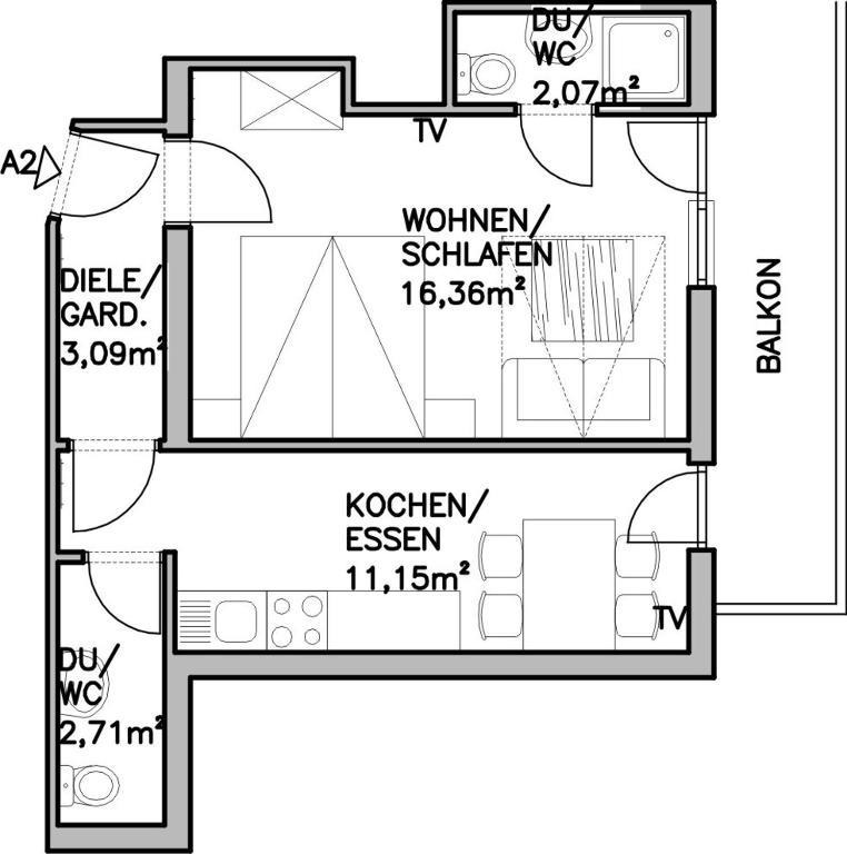 סנט יוהן אין טירול Apartment-Pension Schmiedererhof חדר תמונה